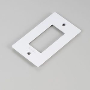 Buster + Punch Metal Wall Plate - White 1 G - new